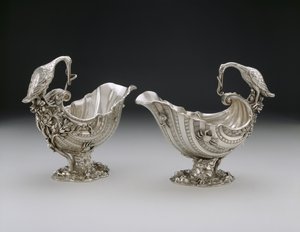Sauceboat, çift, 1737 (gümüş)